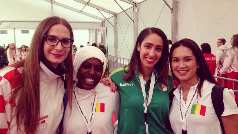 Equipe Féminine de Sarcelles aux Championnats du Monde