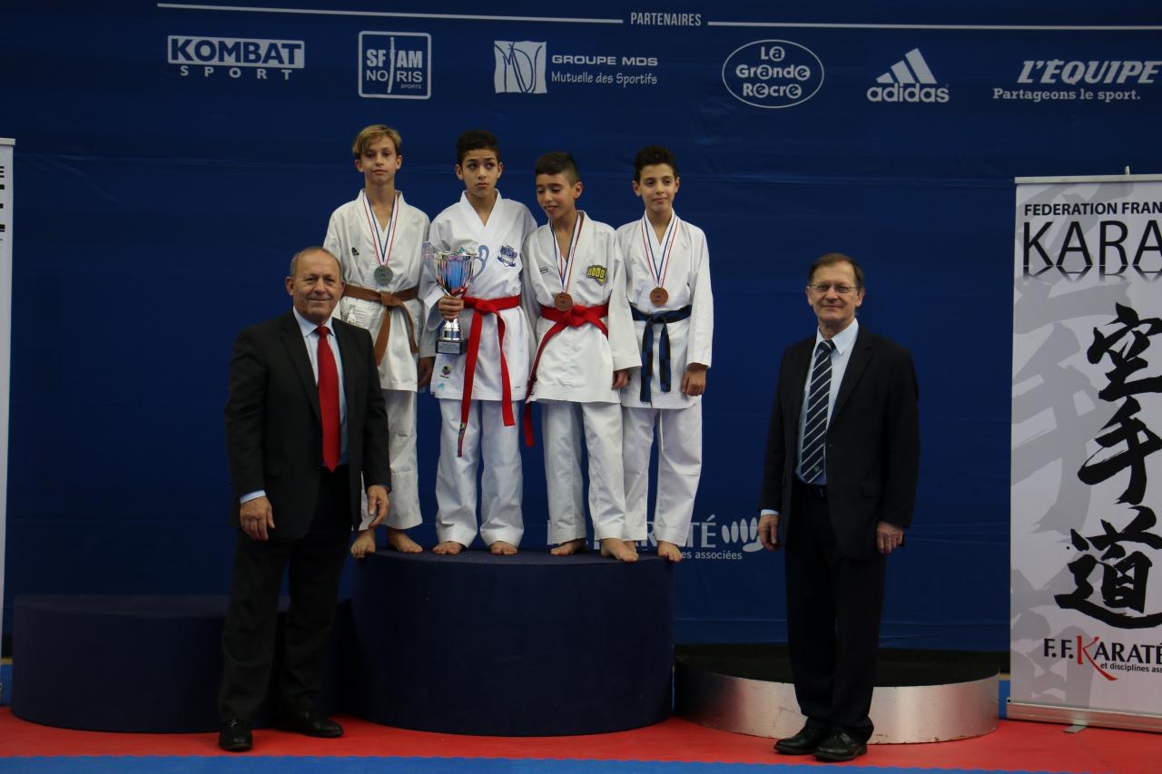 Podiums coupe de france 2015 minimes