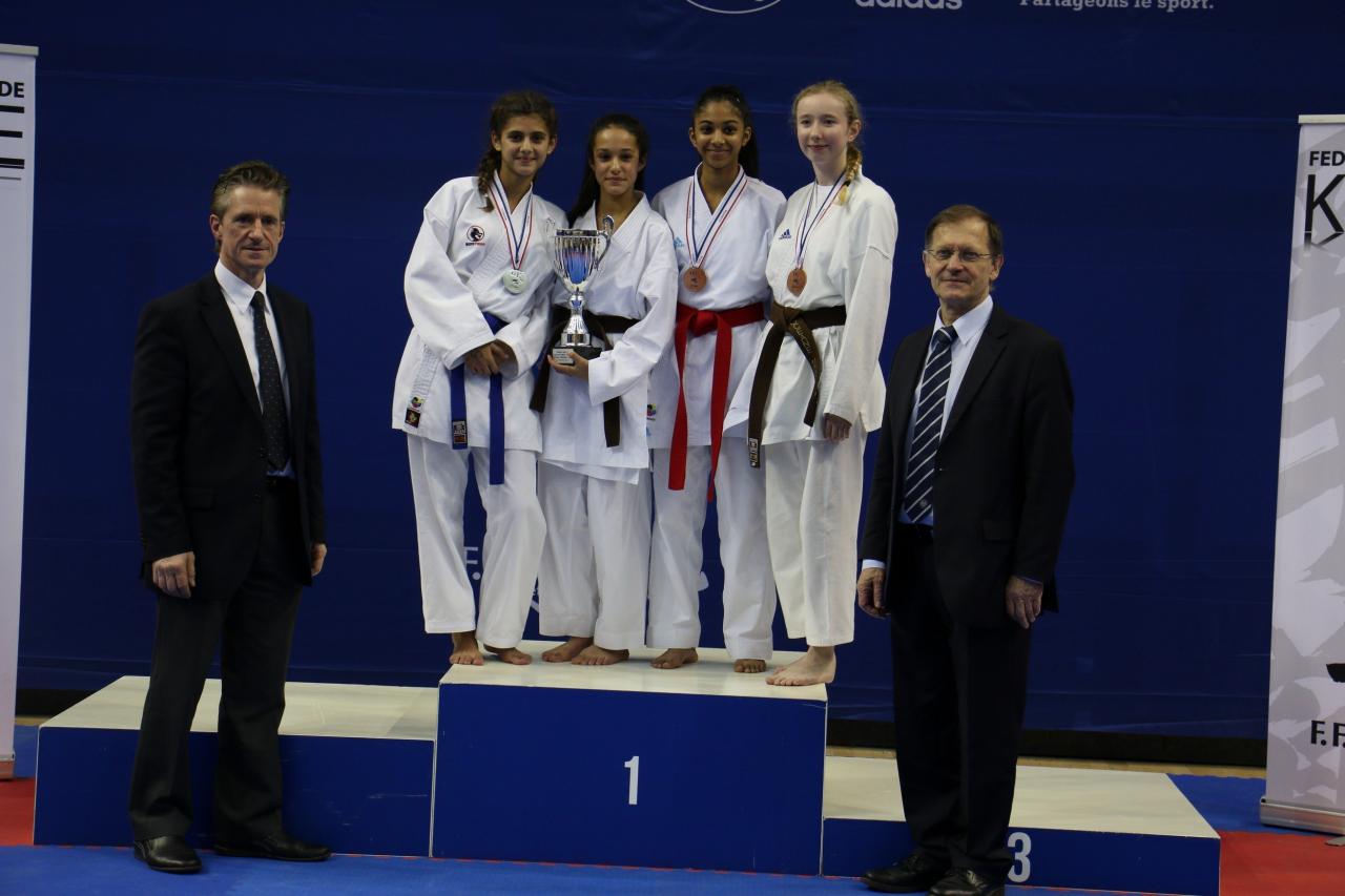 Podiums coupe de france 2015 minimes