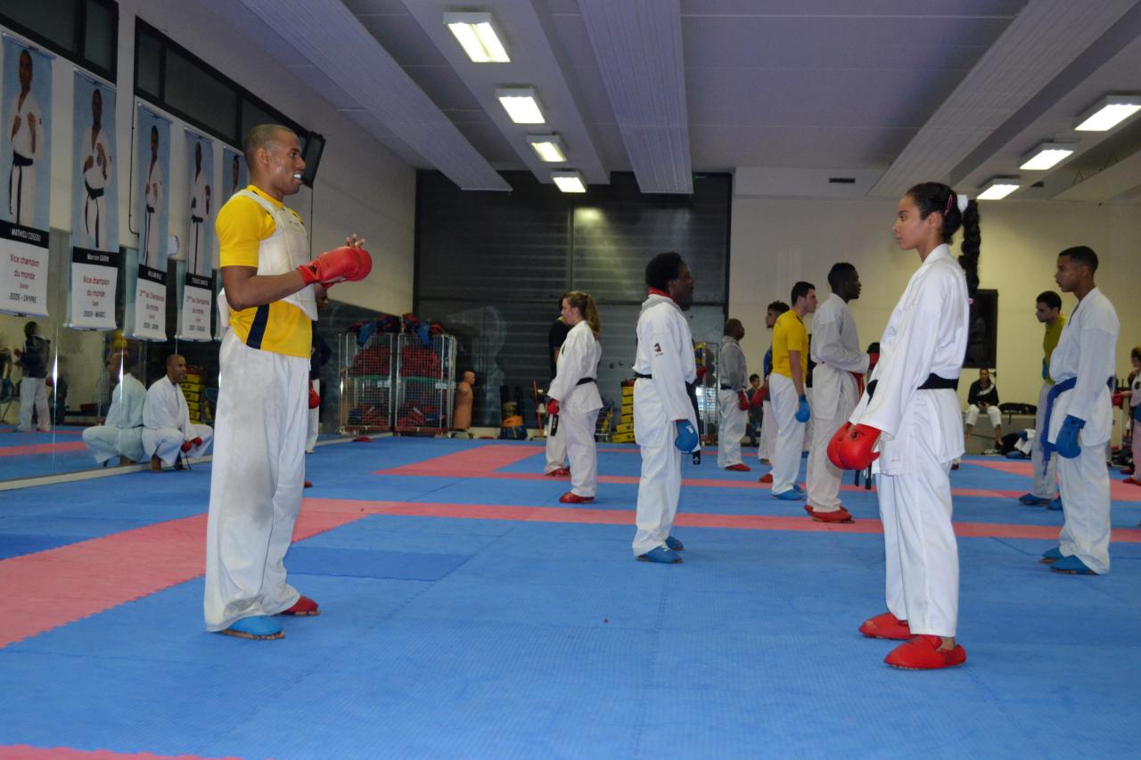 Entrainement avec le Dojo Lantonnais