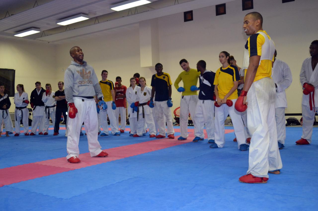 Entrainement avec le Dojo Lantonnais