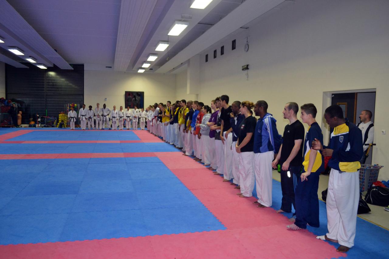 Entrainement avec le Dojo Lantonnais