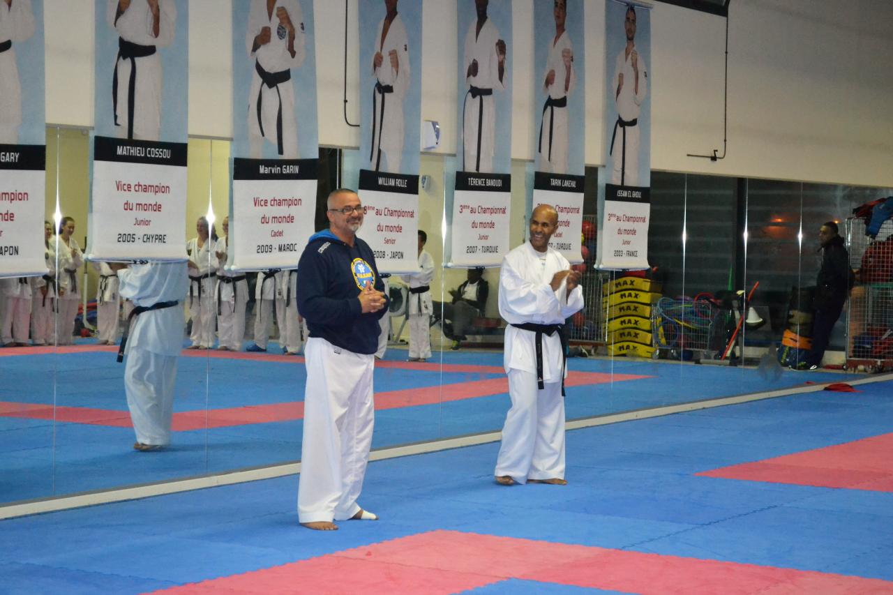 Entrainement avec le Dojo Lantonnais