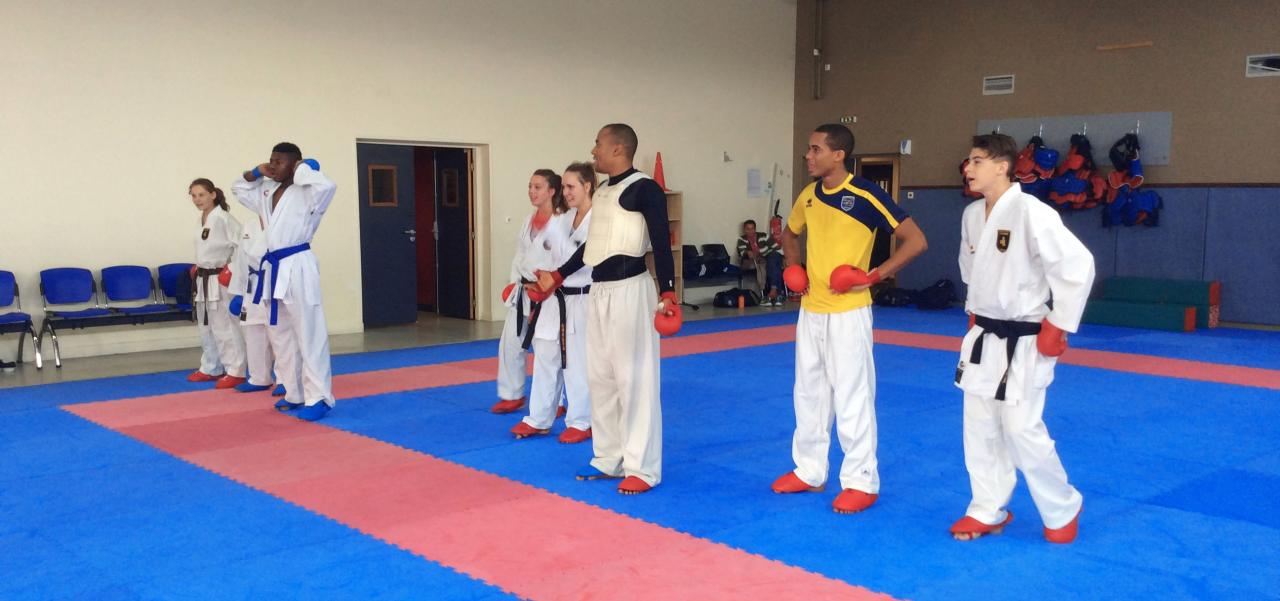 Entrainement avec le Dojo Lantonnais