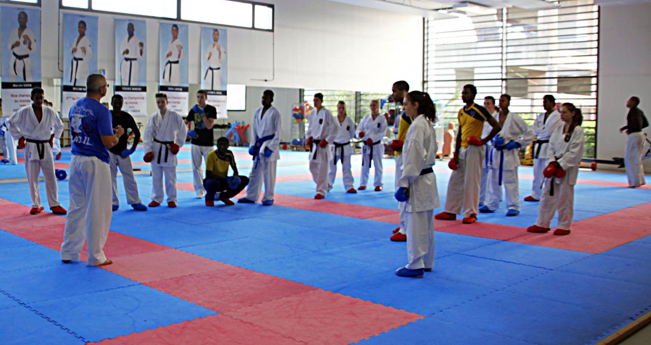 Entrainement avec le Dojo Lantonnais