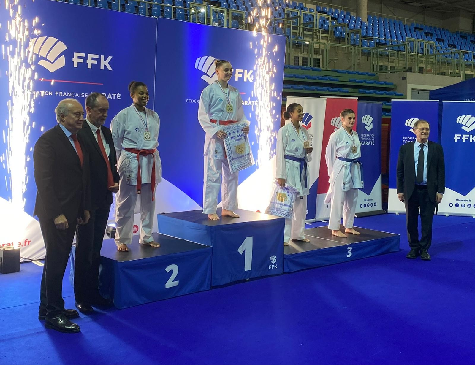 Podium -68kg